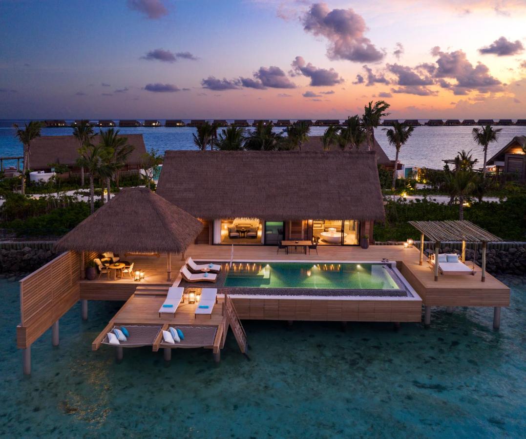 Overwater Villas at Sunset